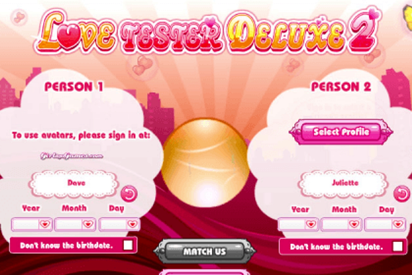 Love Tester Deluxe 2 Kostenloses OnlineSpiel FunnyGames
