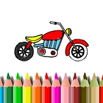 BTS Motorbike Coloring