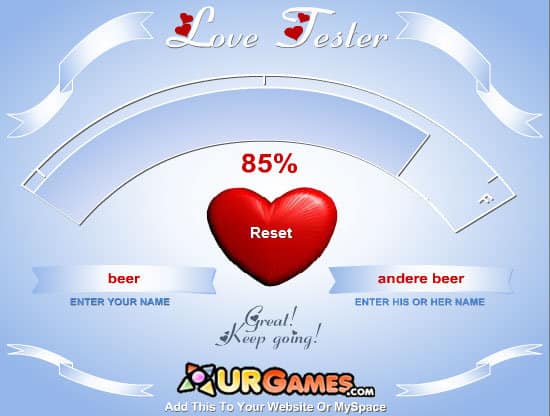 Love Test Spiele Love Test Spiele
