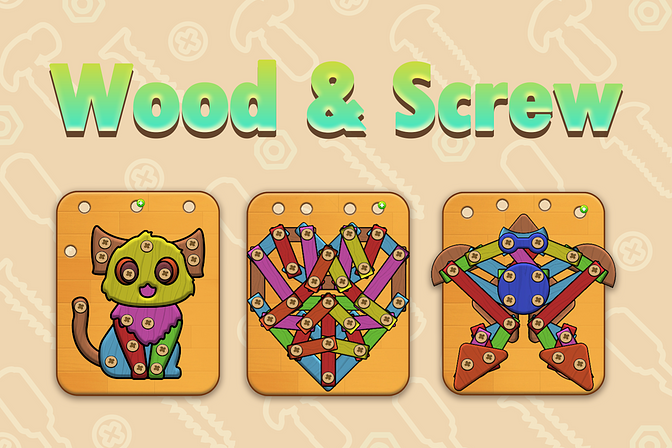 Wood & Screw Puzzle