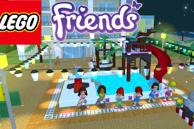 Lego Friends: Pool Party - Kostenloses Online-Spiel |
